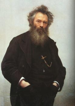 Ivan Nikolaevich Kramskoy : Portrait of Ivan I Shishkin